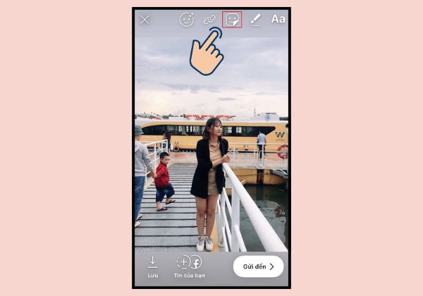 Chia sẻ nhạc Story IG trên ảnh video có sẵn bước 3