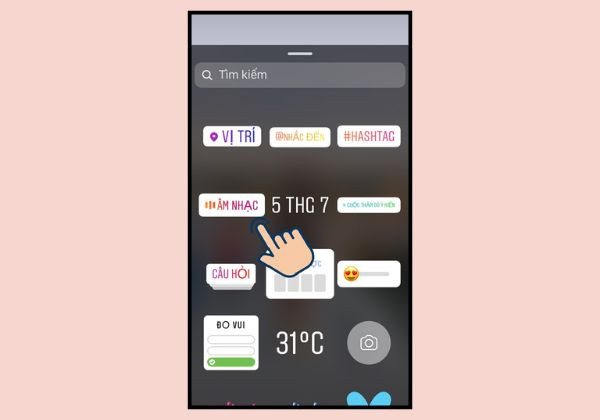 Chia sẻ nhạc Story IG trên ảnh video có sẵn bước 4