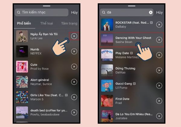 Chia sẻ nhạc Story IG trên ảnh video có sẵn bước 5
