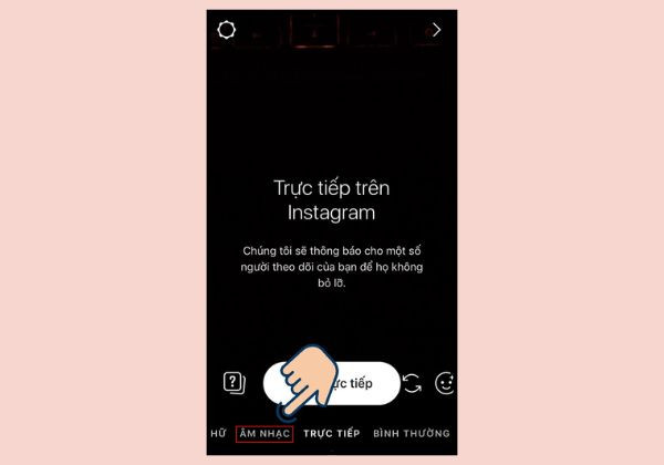 Chia sẻ nhạc Story IG trên ảnh video mới tạo bước 2