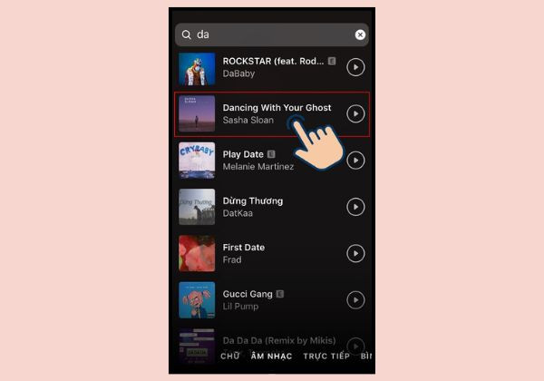 Chia sẻ nhạc Story IG trên ảnh video mới tạo bước 3