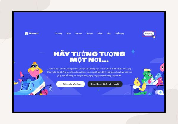 Hướng dẫn chi tiết cách đăng nhập vào Discord Web&nbsp; B2