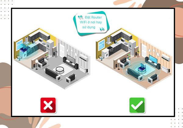 Đặt vị trí Modem hợp lý