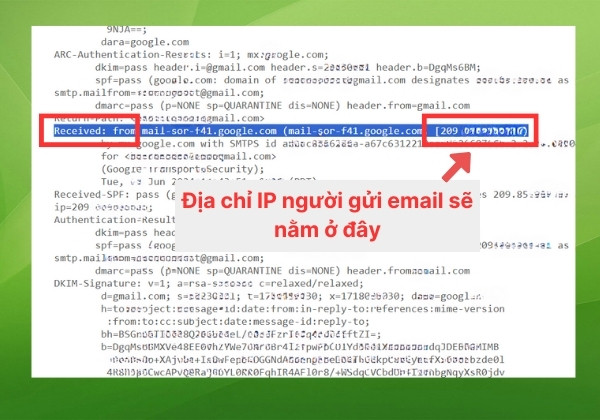 Đối với người dùng Gmail B5