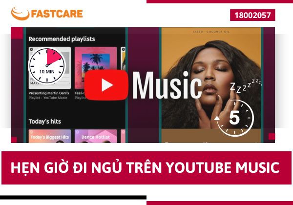 Hẹn giờ đi ngủ trên Youtube Music