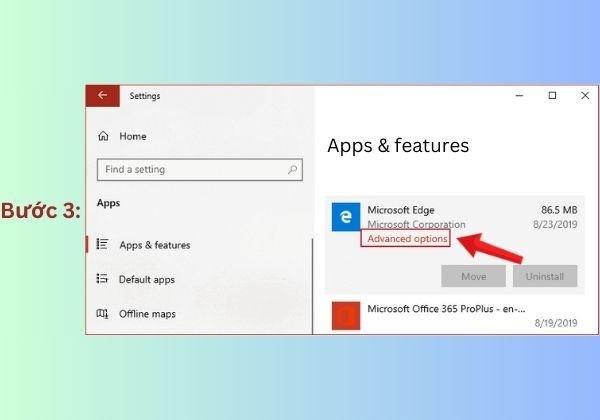 Hướng dẫn cách reset cài đặt Edge trong Settings Windows bước 3 Hướng dẫn cách reset cài đặt Edge trong Settings Windows bước 3