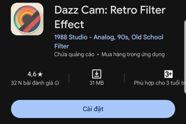 Hướng dẫn cách tải Dazz Cam trên Android bước 3