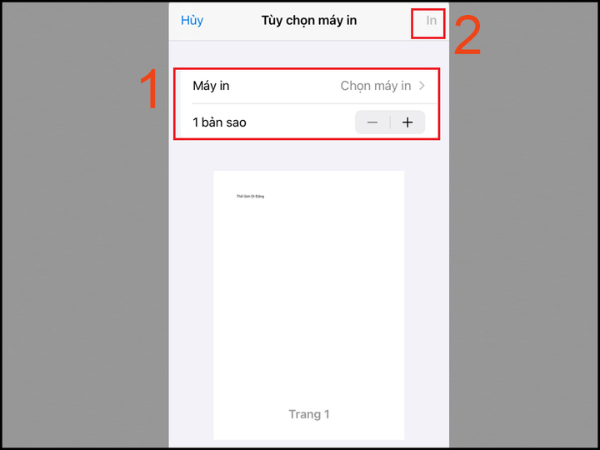 Hướng dẫn in tài liệu trong ứng dụng Google Docs, Sheets, Slides bước 3