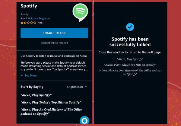 Hướng dẫn kết nối Spotify bằng Alexa&nbsp;B2