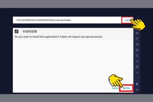 Hướng dẫn tải TikTok Trung Quốc đối với máy tính bước 5
