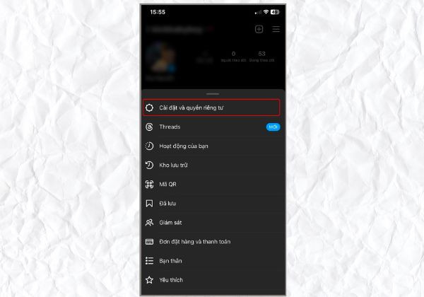 Hướng dẫn tắt phát video HDR trên Instagram bước 3