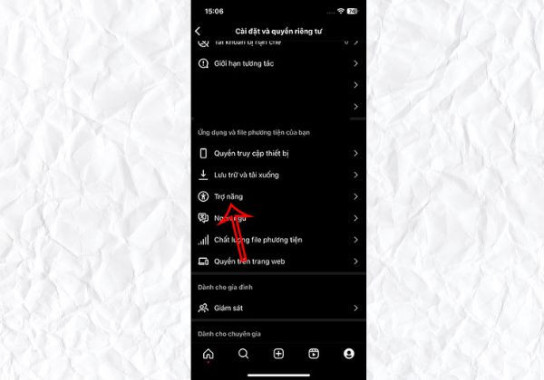 Hướng dẫn tắt phát video HDR trên Instagram bước 4