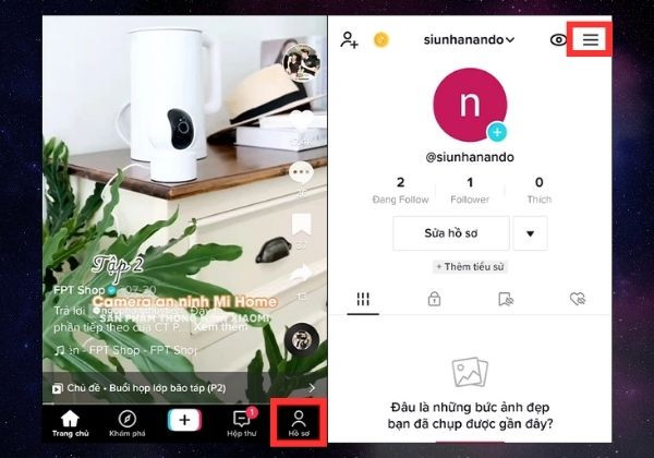 Hướng dẫn xóa bộ nhớ đệm TikTok trên Samsung bước 1