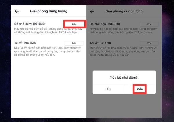 Hướng dẫn xóa bộ nhớ đệm TikTok trên Samsung bước 3