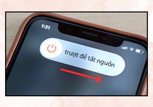 Khởi động lại thiết bị bước 2 Khởi động lại thiết bị bước 2