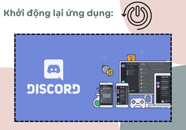Khởi động lại ứng dụng