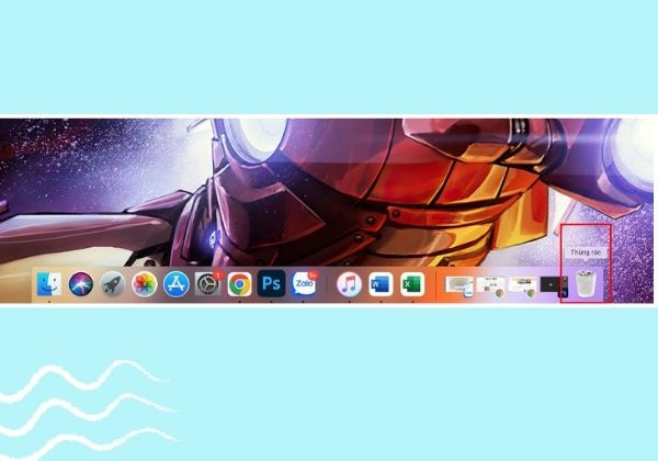 Kiểm tra thùng rác trên MacOS của bạn bước 1 Kiểm tra thùng rác trên MacOS của bạn bước 1