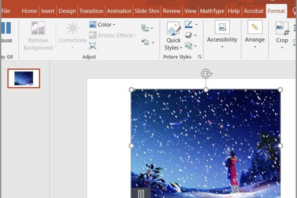 Làm thế nào để chèn GIF vào powerpoint?