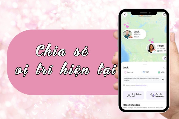 Chia sẻ vị trí hiện tại Chia sẻ vị trí hiện tại