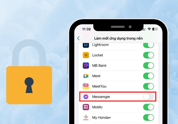 Messenger đã bị vô hiệu hóa tính năng làm mới nền
