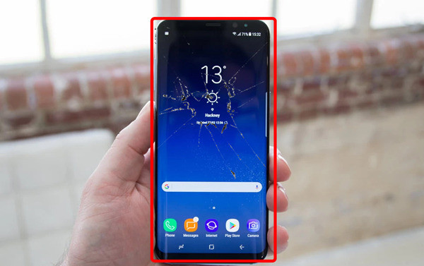 Nguyên nhân dẫn đến mặt kính Samsung S8 bị hư