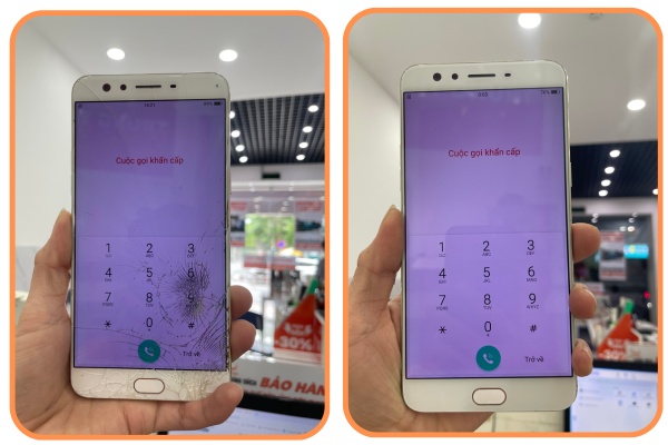 Nguyên nhân khiến mặt kính Oppo F3 bị xuống cấp