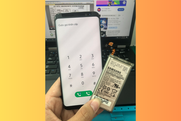 Nguyên nhân khiến pin Samsung S8 bị xuống cấp