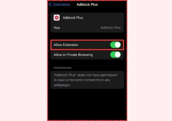 Phần mềm chặn quảng cáo trên iPhone bước 5