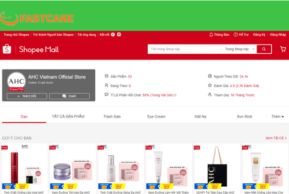 Quy định khi đăng sản phẩm trên Shopee Mall