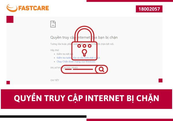 Quyền truy cập Internet bị chặn Quyền truy cập Internet bị chặn