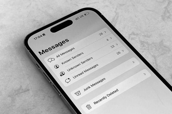 Mục Recently Deleted nằm ở đâu trên iOS 16