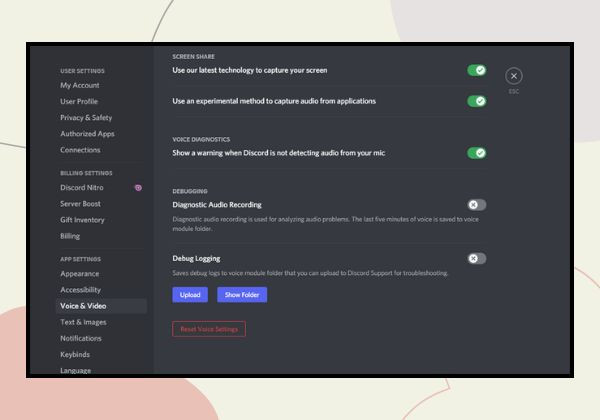 Reset lại cài đặt âm thanh trên Discord Reset lại cài đặt âm thanh trên Discord