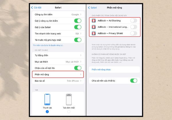 sử dụng Adblock for Mobile bước 3