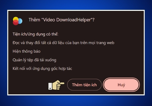 Sử dụng DownloadHelper để tải âm thanh bước 1.2