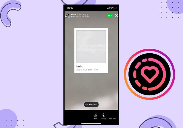 Sử dụng khung Polaroid vào ảnh Str IG bước 4 Sử dụng khung Polaroid vào ảnh Str IG bước 4