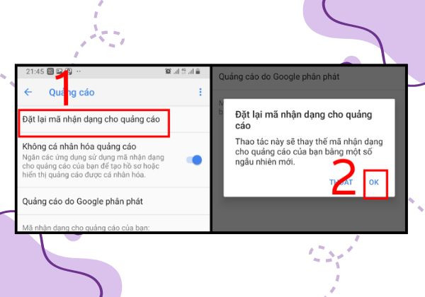 Sử dụng phần Cài đặt bước 7