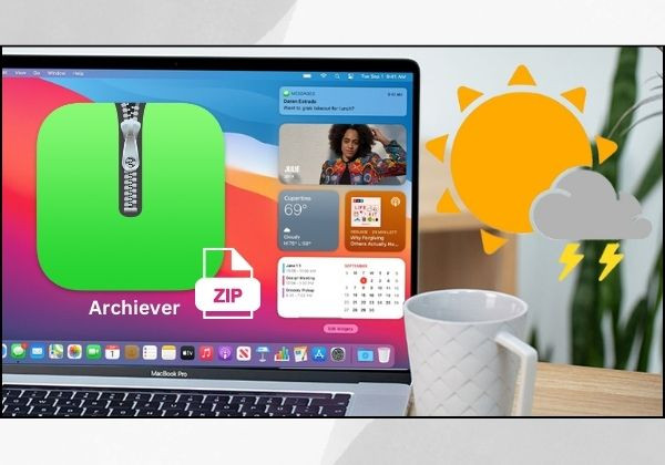 Sử dụng ứng dụng nén file Zip trên Mac