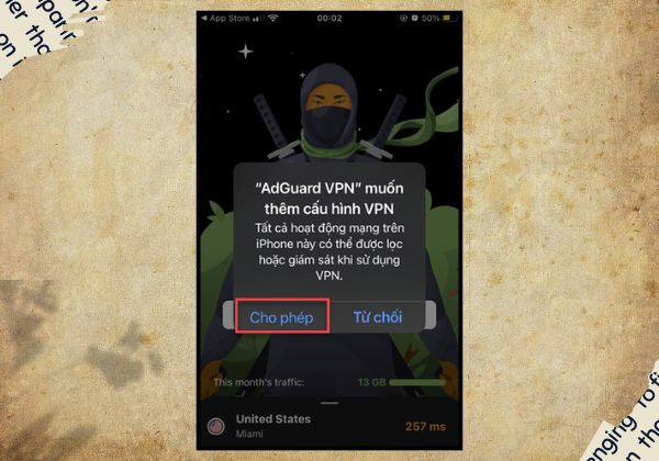 Sử dụng VPN thay đổi ngôn ngữ tiktok bước 5