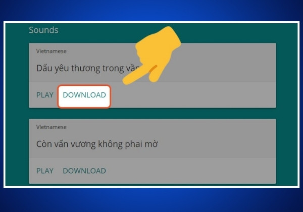 Tải âm thanh từ Google dịch qua Sound of text bước 5