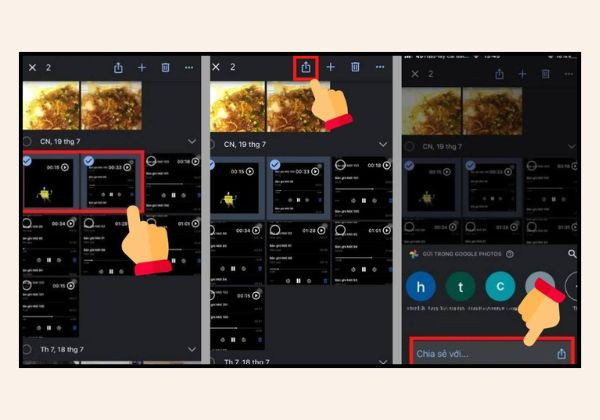 Tải ảnh từ Google Photos về iPhone B2