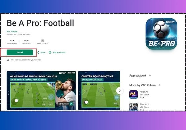 Hướng dẫn cài đặt và nhập mã code game Be a Pro Football Tai-va-cai-dat-be-a-pro-football-tai-vietnam-qua-google-play-buoc-3