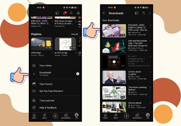 Tải Video YouTube về Android bước 2
