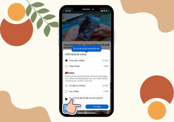 Tải Video YouTube về iPhone bước 2