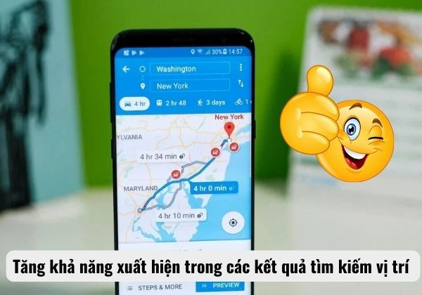Tăng khả năng xuất hiện trong các kết quả tìm kiếm vị trí&nbsp;