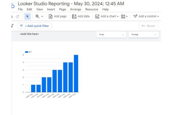 Cách tạo báo cáo Looker Studio trên Google Sheets bước 3