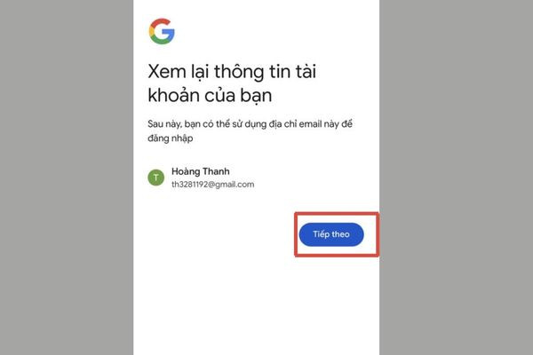 Tạo tài khoản Email mới trên điện thoại bằng trình duyệt web bước 5 Tạo tài khoản Email mới trên điện thoại bằng trình duyệt web bước 5