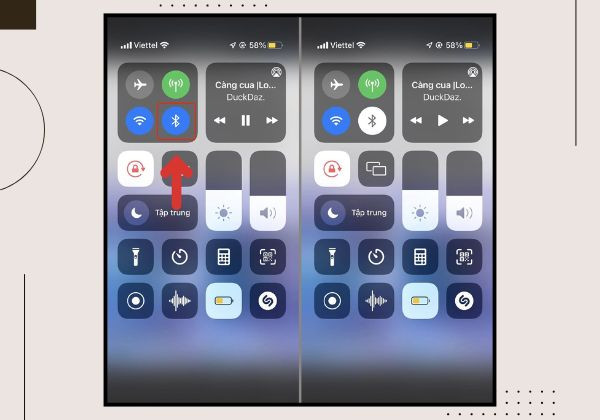 Tắt mọi kết nối Bluetooth Tắt mọi kết nối Bluetooth