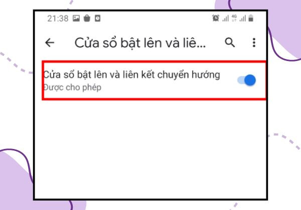 Tắt Pop-up và tin Quảng cáo tại Chrome bước 2.2