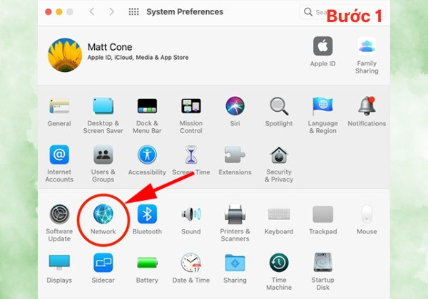 Thay đổi DNS trên MacOS B1