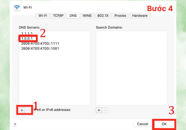Thay đổi DNS trên MacOS B4